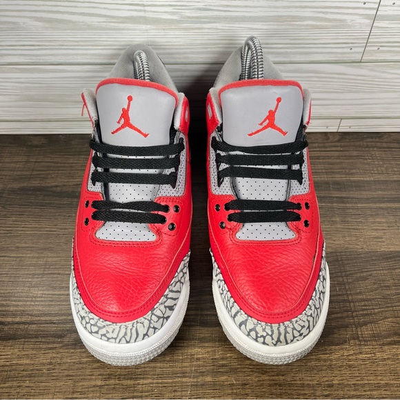 Air Jordan 3 Retro SE GS Unite Youth Red Shoes - Youth 6Y - Women’s 7.5 - Picture 5 of 9